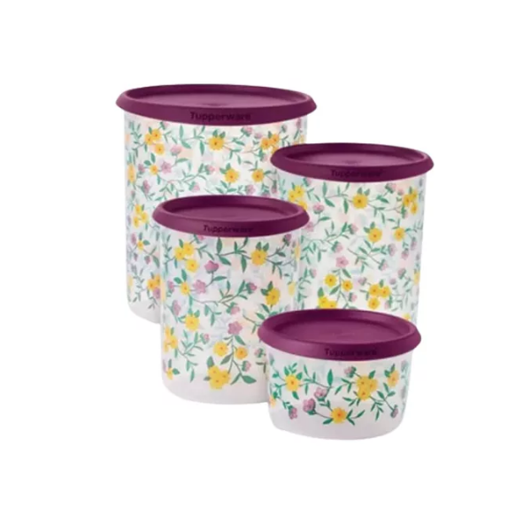 Tupperware Kit 4 Potes Instantânea Magica Desabrochar
