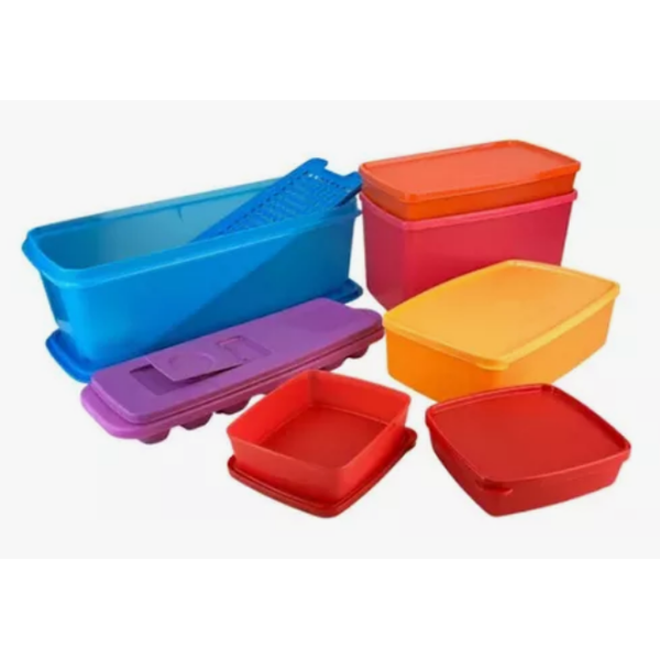 Tupperware Kit 7 Pecas Colorido PDA - Tupperware Kit 7 Pecas