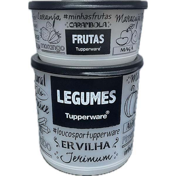 Tupperware Kit Legumes 3,3 Lts e Verduras 2,1 Lts