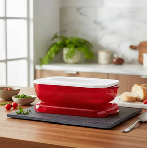 Tupperware Travessa Microplus Rosa 1,7 L.