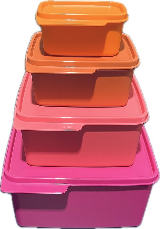 Tupperware ベースラインキャニスター だ円 4種9個セット Tupperware ベースラインキャニスター だ円 4種9個セット Tupperware